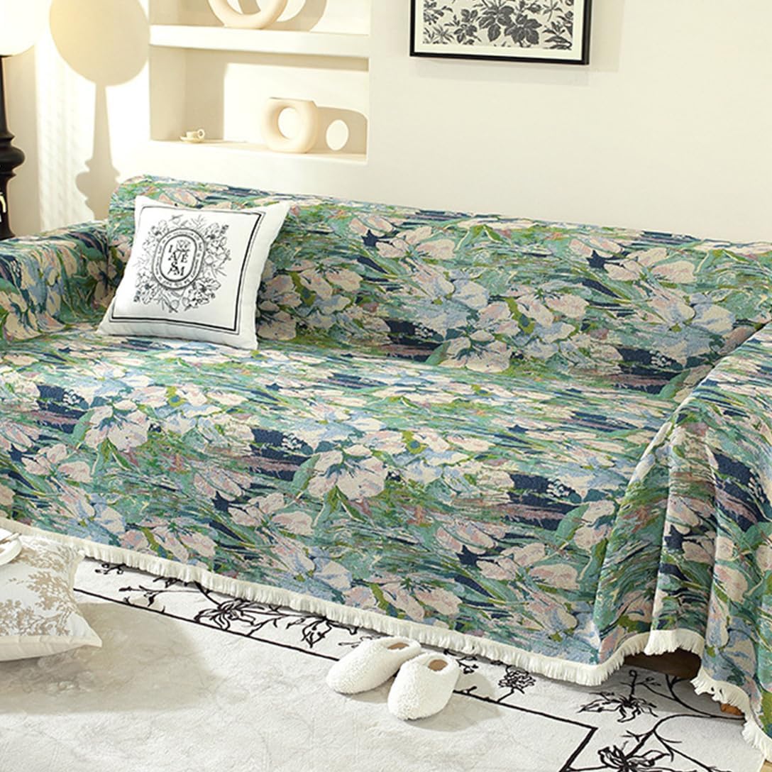 ソファーカバー マルチカバー ストレッチ フィットタイプ 保護カバー 滑り止め 柔らかい 便利 洗える 伸びる ソファ 取り付け簡単 通気性 無地 爪とぎ防止 おしゃれ 防塵 撥水 汚れ防止 肘付き [2]