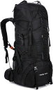 登山リュック 75L 登山バッグ 大容量 リュックサック 撥水・防汚 ザック バックパック 超軽量 通気性 男女兼用 収納性 多機能 防災 旅行 アウトドア キャンプ ハイキング