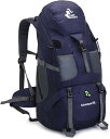 登山バッグ 50L 登山リュック 大容量 ザック 撥水・防汚 バックパック リュックサック 超軽量 通気性 男女兼用 収納性 多機能 防災 旅行 遠足 アウトドア キャンプ ハイキング