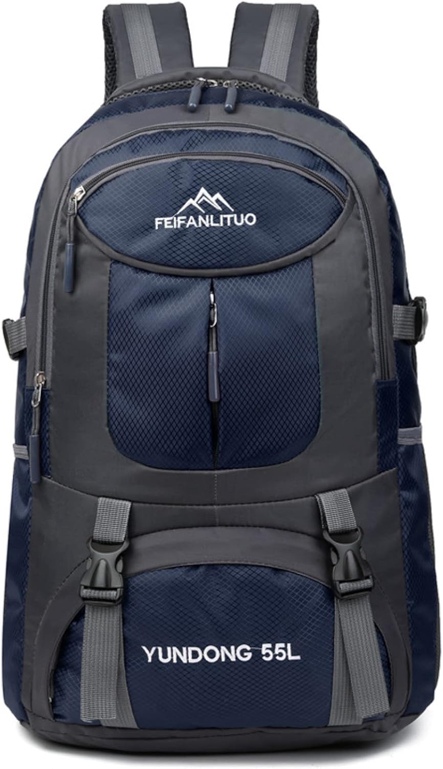 登山バッグ 55L 登山リュック 大容量 バックパック 撥水・防汚 リュックサック ザック 多機能 収納性 超軽量 通気性 男女兼用 ハイキング キャンプ 防災 旅行 アウトドア