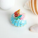貝殼 置物 ジュエリーボックス トリンケットボックス かわいい おしゃれ 装飾品 ミニチュア収納ケース エナメル ボックス インテリア 女性 娘 母の日 ギフト プレゼント 子供 卒業式 デコレーショ