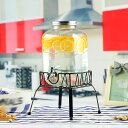 ドリンクピッチャー 調理器具 ガラス貯蔵タンク ドリンクサーバー 玻璃容器 飲食店 飲料容器 ドリンクタンク 蛇口付き ガラス ドリンクサーバー 蛇口付きガラス...