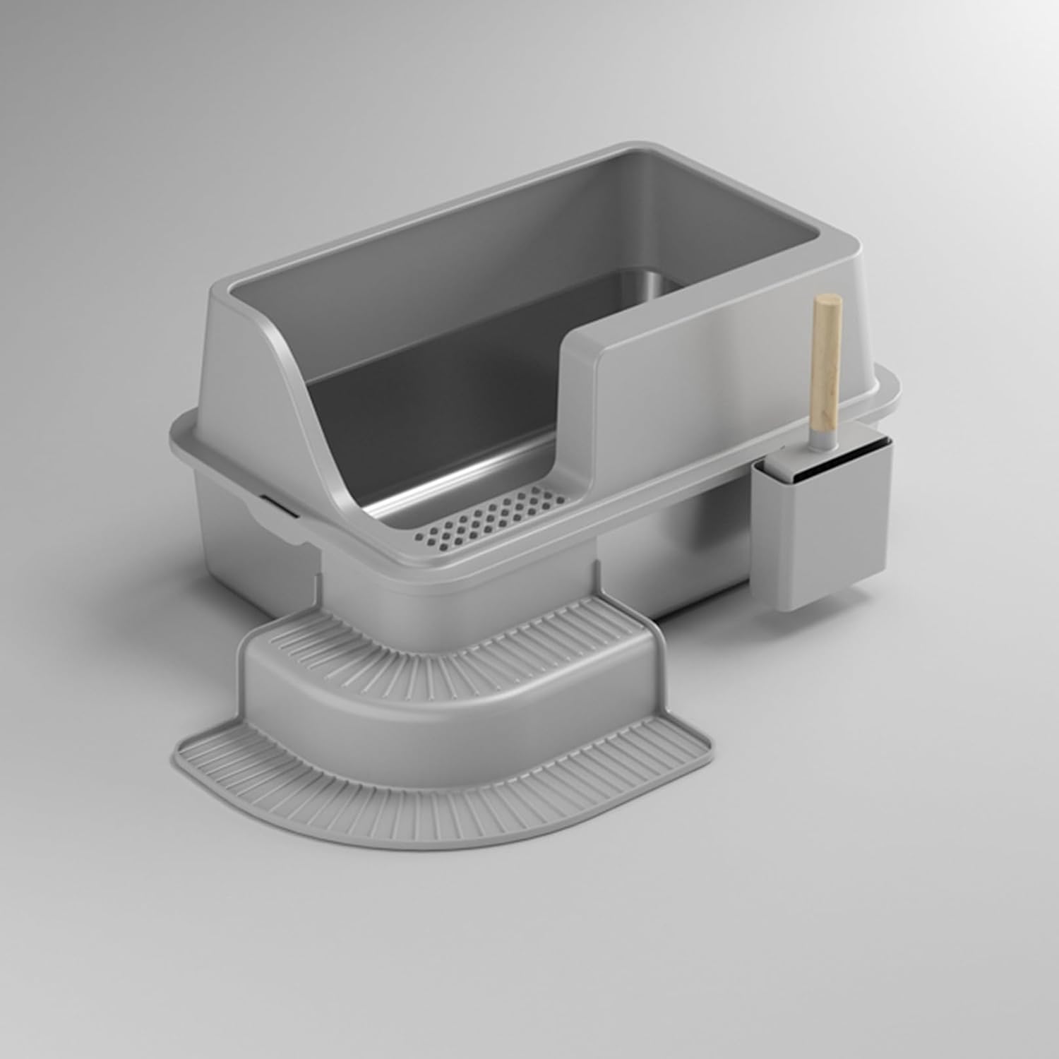 猫のトイレ ペット用トイレ ケージ用猫トイレ ネコトイレ 猫用トイレ本体 ウォールトレー 壁付き ゆったり広々サイズ 飛び散り防止 ペットトレイ しつけ用トイレトレー お手入れが簡単 床を保護 トレー