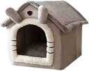 ペットハウス 猫用ハウス ペットベッド ペットクッション 滑りにくい裏生地 室内 お手入れ簡単 耐え噛み 四季通用 暖かい キャットハウス 犬ベッド キャット 犬猫 気持ちよくリラックス ペット用寝袋
