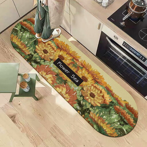 キッチンマット 花柄 玄関マット 台所マット 金色 40×120cm ダイニングマット 耐久性 洗濯不要 サラっとした手触り ドアマット 泥除け 屋内用 屋外 廊下 防油 滑り止め付 耐摩耗性 防水 キッチンマット 花柄 玄関マット 台所マット 金色 40×120cm ダイニングマット 耐久性 洗濯不要 サラっとした手触り ドアマット 泥除け 屋内用 屋外 廊下 防油 滑り止め付 耐摩耗性 防水