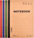 ノート A5 中横罫(横罫線入り) 5冊組み a5メモ帳 スケジュール帳 A5 手帳 色それぞれ5冊パック 罫線入り 水平開き 8mmの罫線幅 A5*60*10...