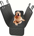 犬 車 シート ペット用ドライブシート 後部座席 汎全車種 大型、中型、小型犬用 ペットマット 車載用 座席シート 飛び出し防止 酔い防止 固定シート 折り畳み...