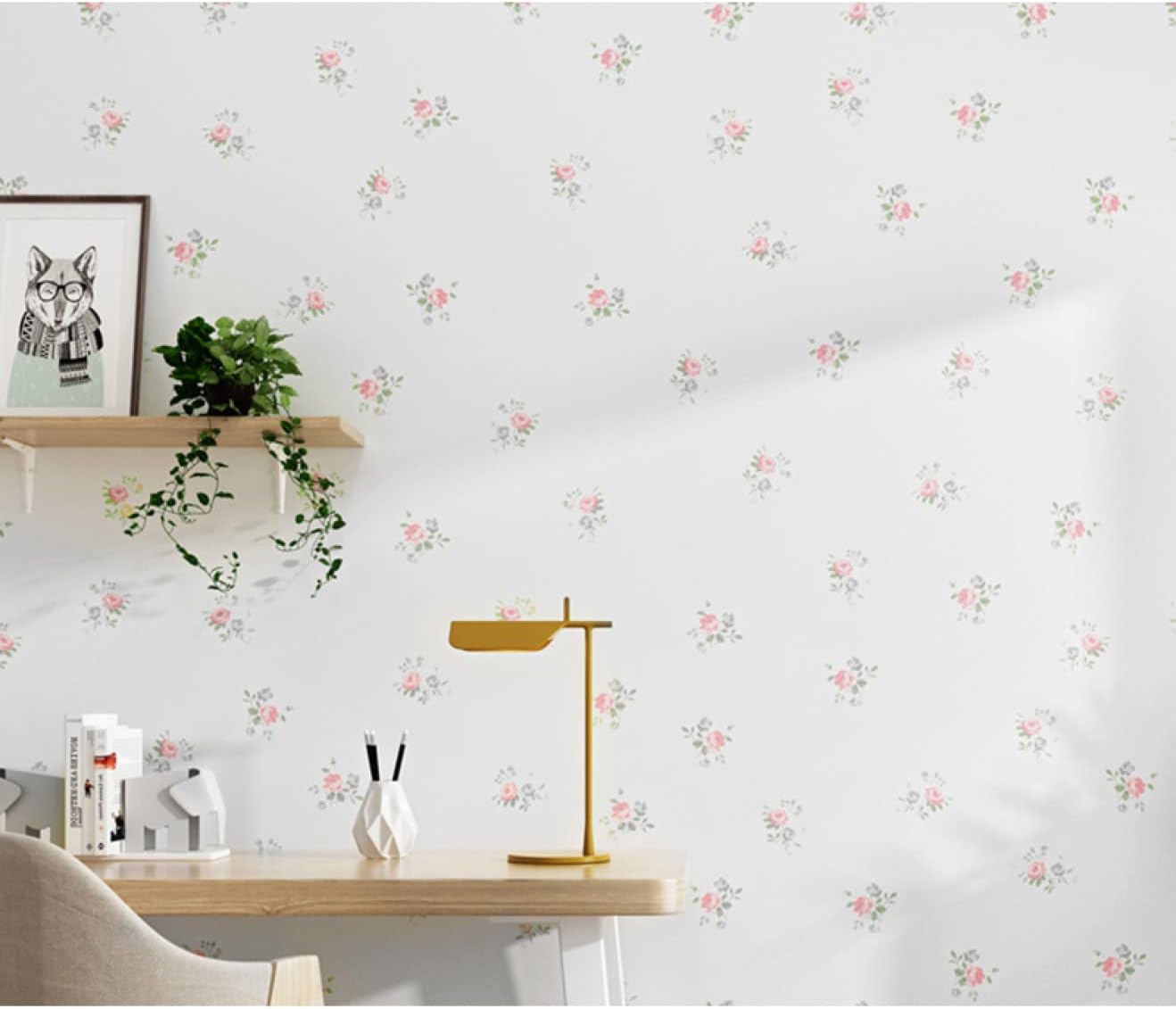 壁紙 シール PVC花 デザイン カッティングシート 貼って剥がせる壁紙 リフォーム 60cm*10m ウォール ステッカー 多様な場所に適用できる 居間 ソファの背景 展示会 リビングルーム ベッド
