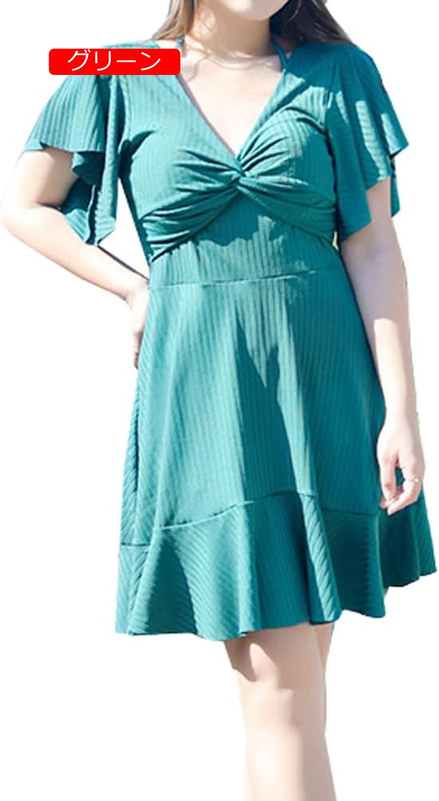 ワンピース水着 大きいサイズ 水着 100kg 体型カバー 服みたいな水着 レディース ぽっちゃり 水着 ワンピース 背中だし 着痩せ ワイヤー入り パッド付 黒 温泉 可愛い 海デート 大人 ビーチ