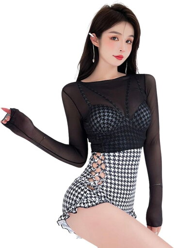 水着 レディース ワンピース水着 2点セット 体型カバー セクシー水着 シースルー水着 スイムドレス オールインワン 千鳥格水着 レースアップ 水泳 女性水着 レースアップ 紫外線対策 温泉水着 着痩 水着 レディース ワンピース水着 2点セット 体型カバー セクシー水着 シースルー水着 スイムドレス オールインワン 千鳥格水着 レースアップ 水泳 女性水着 レースアップ 紫外線対策 温泉水着 着痩