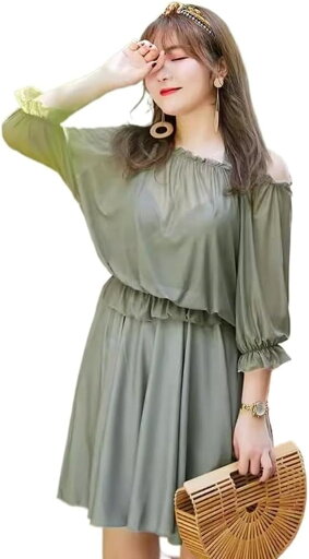 水着 レディース 体型カバー 大きいサイズ 服みたいな ワンピース 温泉 かわいい セクシー 袖付き ぽっちゃり グリーン ママ 20代 30代 太もも お尻 二の腕 露出控えめ 40代 お腹カバー 水着 レディース 体型カバー 大きいサイズ 服みたいな ワンピース 温泉 かわいい セクシー 袖付き ぽっちゃり グリーン ママ 20代 30代 太もも お尻 二の腕 露出控えめ 40代 お腹カバー
