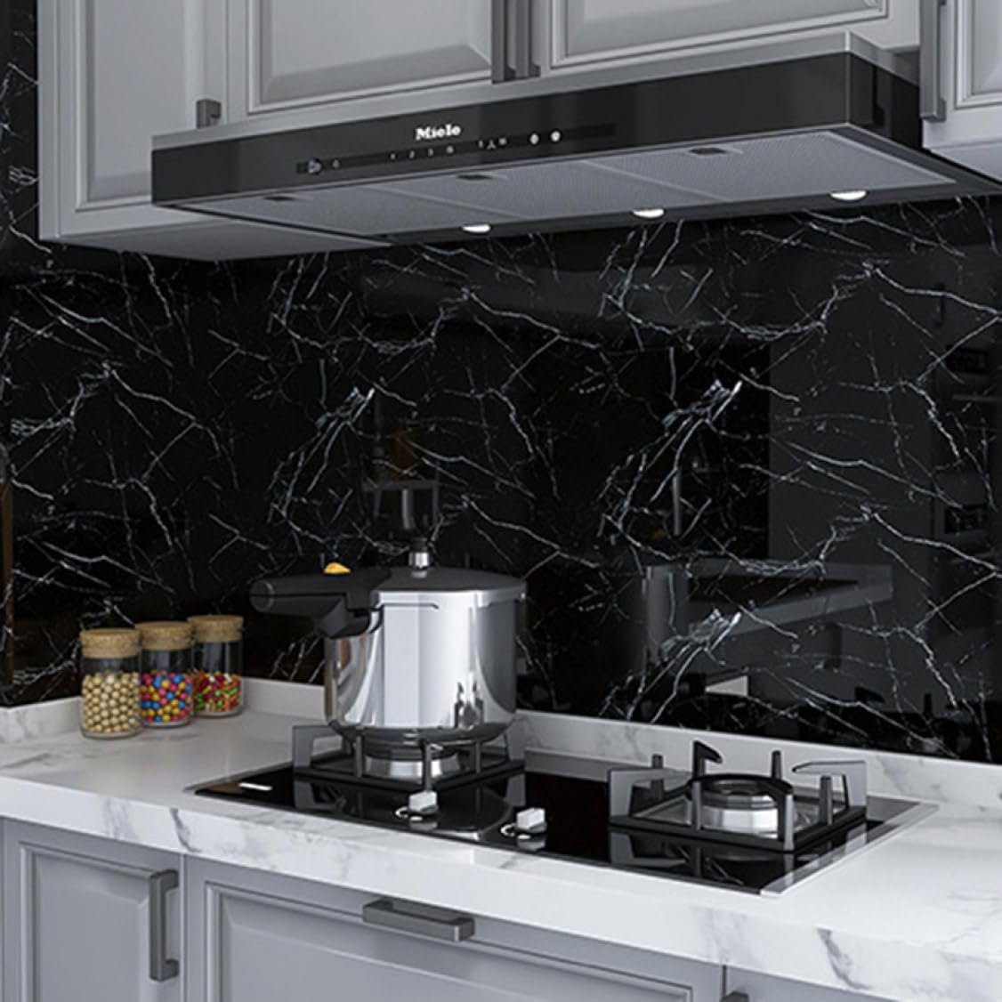 壁紙シール はがせる壁紙 おしゃれ のり不要 シールタイプ 剥がせる 壁紙シール 貼りやすい 補修 柄15 壁紙シート リメイクシート 61cm*1M 大理石 はがせる キッチンシート 防水 カッティ