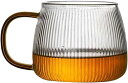 ガラスカップ おもしろい 朝食カップ マグカップ コーヒー 400ml ミルク かわいい透明のマグカップ 耐熱 タンブラーグラス カップルへのプレゼント 誕生日...