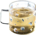 タンブラーグラス 耐久性 透明 ガラス ティーカップ お茶 お酒 ビール ジュース エスプレッソ 350ml カプチーノ 紅茶 冷たい飲み物 軽量 耐熱 丸洗い...