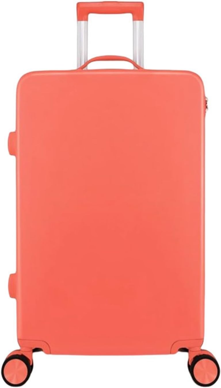 多色 スーツケース オレンジ 北欧 おしゃれ 大容量 (40L/機内持込) 収納便利 耐衝撃 360度回転 ダブルキャスター キャリーバッグ ファスナー式 鍵付き 3桁ダイヤル式 盗難防止 出張 通学