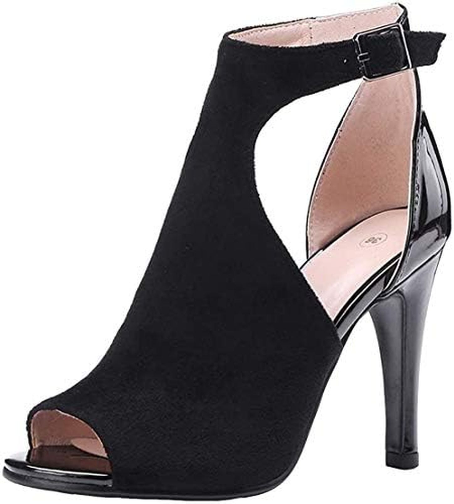 レディース ピンヒール サンダル レディース オープントゥ サンダル ブーツサンダル ブーティ サマーブーツ キャバ嬢 スエード 大きいサイズ ピンヒール ハイヒール 美脚パンプス 通勤 卒業式