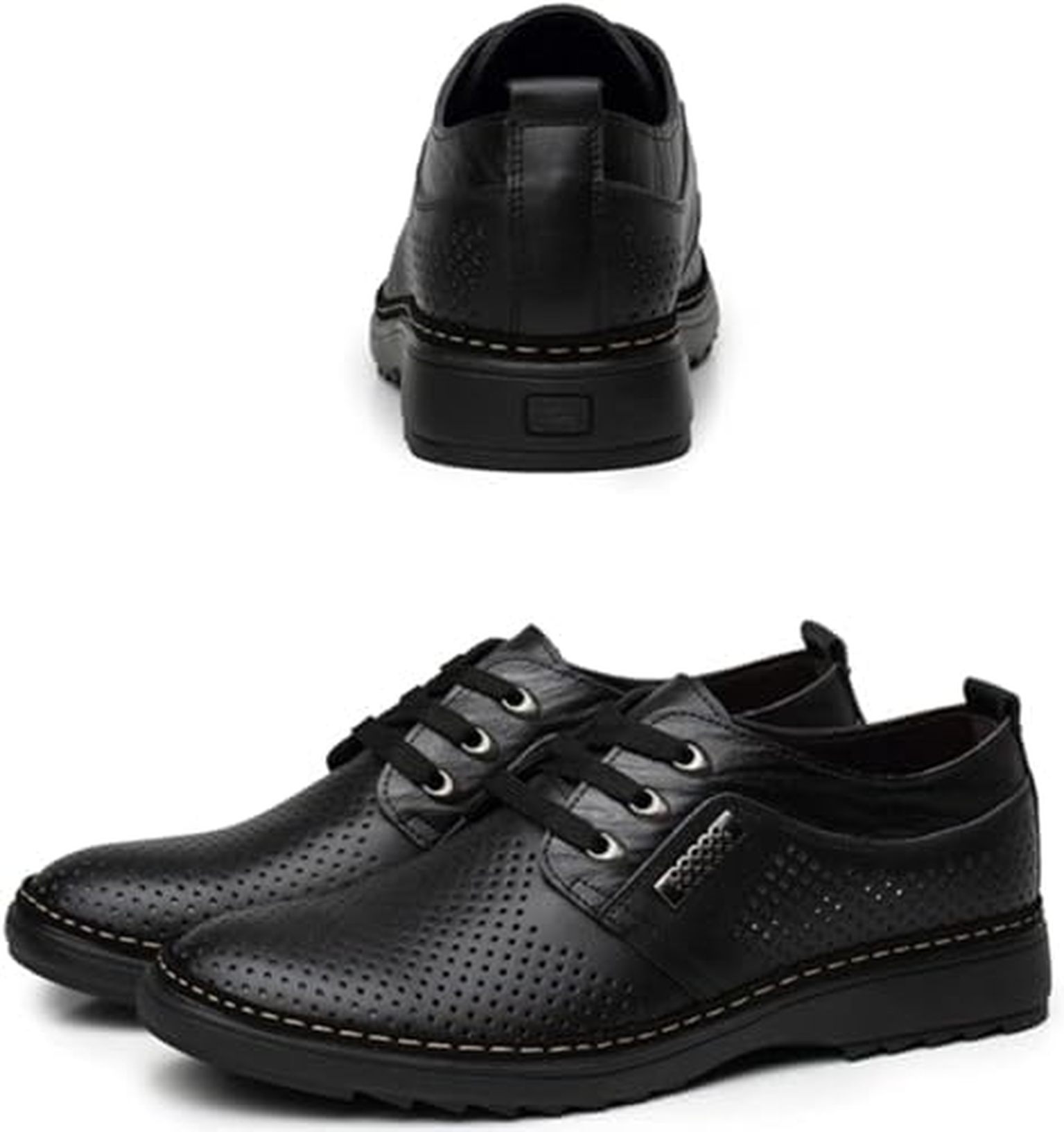 ビジネスシューズ メッシュシューズ メンズ 軽量 合皮 外羽根?革靴 走れる 夏用 柔らかい 3E 通勤 幅広 カジュアル 通気 ウォーキング 滑り止め付 ブラウン 紳士サンダル 通学 メンズ