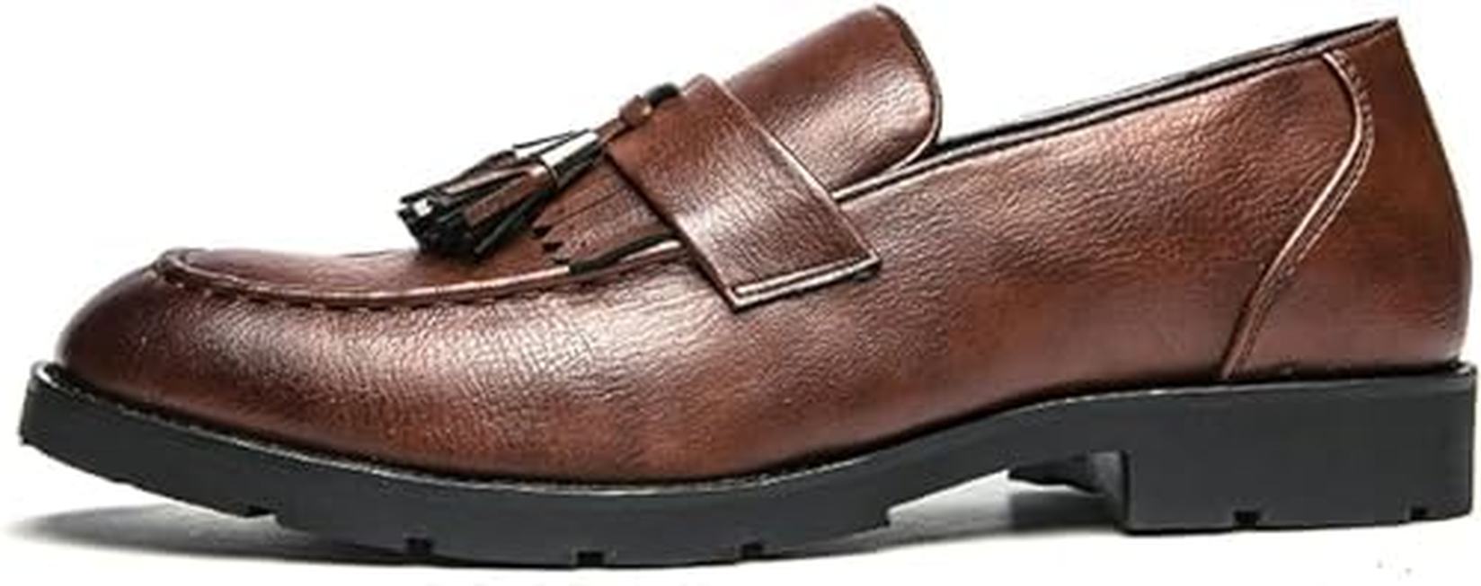 レザー タッセルローファー メンズ 革靴 短靴 スリッポン ビジネスシューズ 結婚式 ドライビング カジュアル フォーマル おしゃれ 通気 防滑 走れる 大きいサイズ 軽量 イングランド風