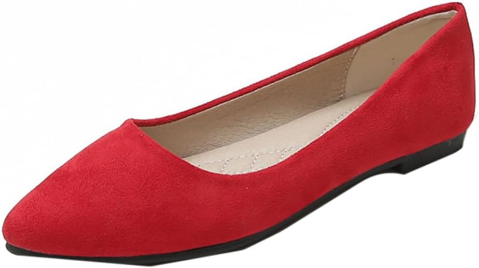 パンプス レディース フラットシューズ ポインテッドトゥ 走れるパンプス 痛くない 履きやすい ペタンコ 歩きやすい 走れる クッション 柔らかい 通勤 ママ 通学 ぺたんこ スウェード 美脚 かわい