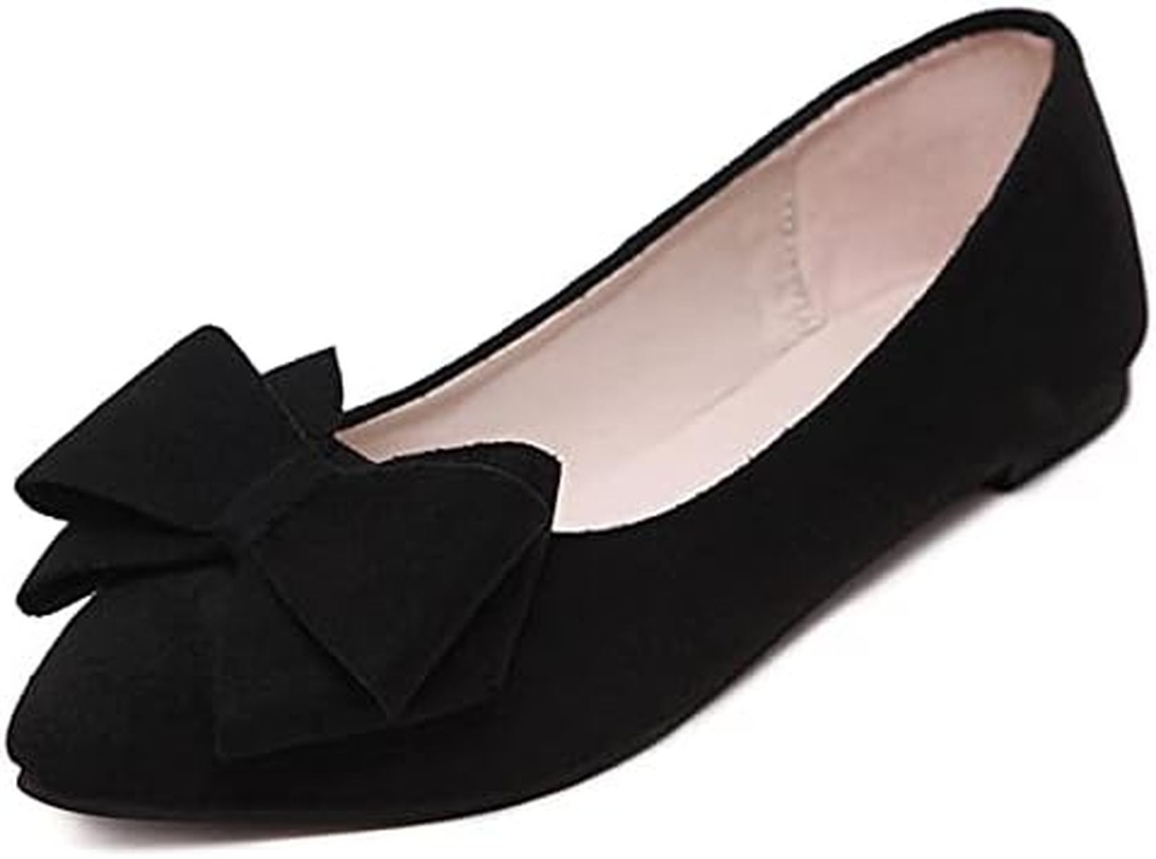 パンプス レディース 痛くない 歩きやすい ローヒール ぺたんこ オフィス スクエアトゥ スリッポん フラットシューズ リボン ソフトクッション 履きやすい 通勤通学 アウトドア 歩きやすい パーティ