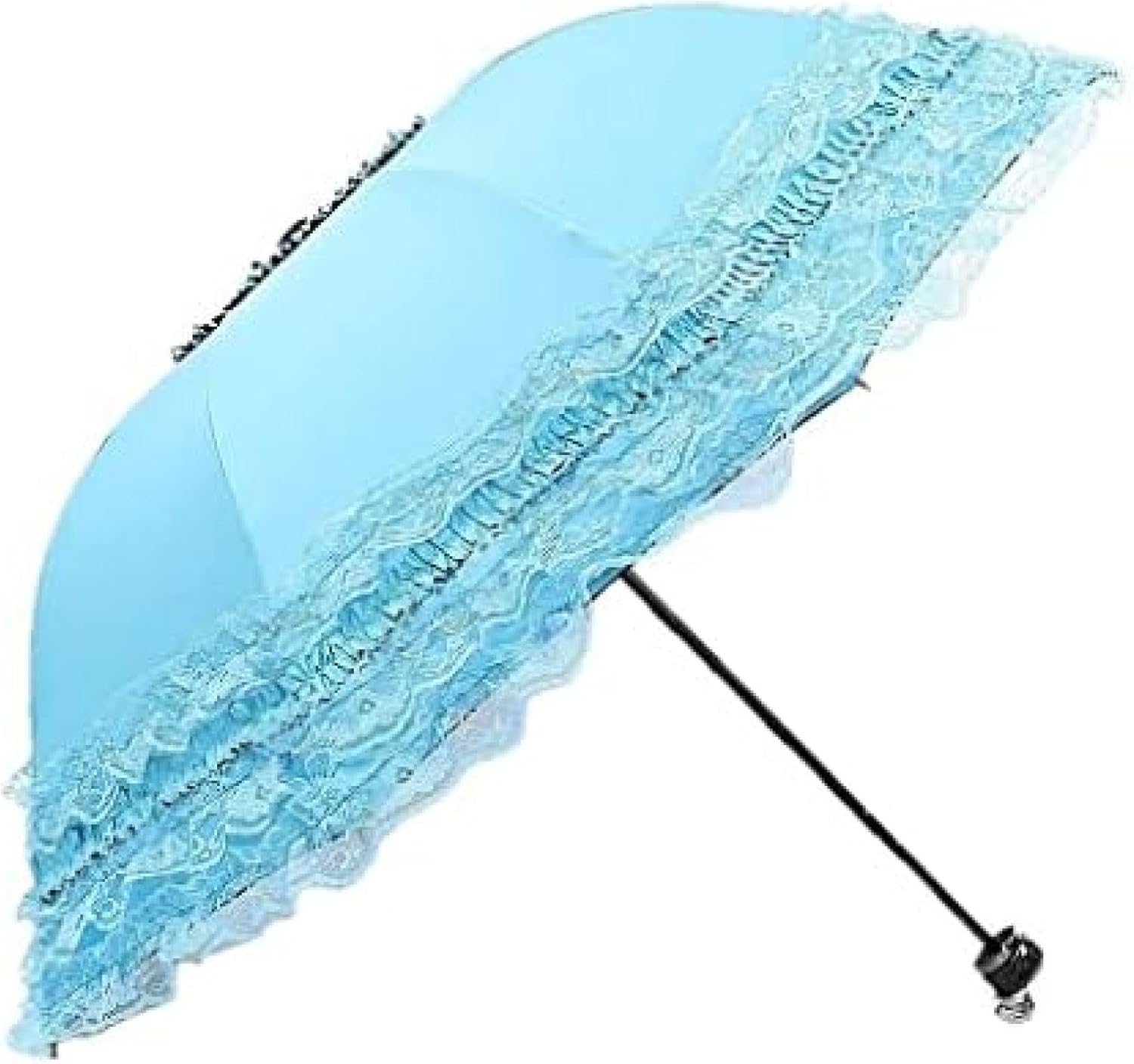 折りたたみ傘 雨傘 晴雨兼用 男女兼用 折り畳み傘 傘 ワンタッチ 自動開閉 撥水加工 8本骨 日傘 レース 梅雨対策 頑丈 持ちやすい