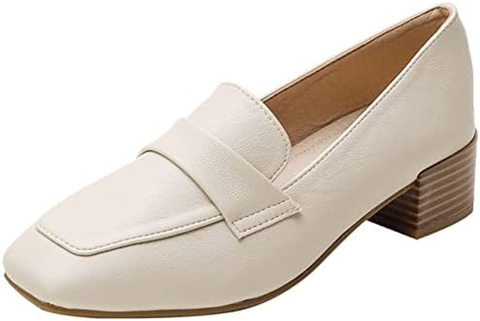 ローファー レディース 走れる パンプス 太ヒール スクエアトゥ大きいサイズ 軽量 滑り止め シンプル クッション 美脚 黒 ローファー 走れるパンプス 30代 チャンキーヒール 20代 40代 無地