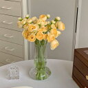 花瓶の造花 ボタン 本物そっくり 多頭 枯れない花 花束 オンシジューム インテリア 写真撮影 お祝い プレゼント 部屋飾り 喫茶店 装飾花 長持ち 水換え不要 造花芸術 飾り花 オンシジューム アー