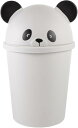 パンダゴミ箱缶かわいい動物形ゴミ箱缶キッチンゴミ箱缶バスルームゴミ箱蓋付き缶廃棄物10リットルゴミ箱大きな洗濯物蓋付き猫砂バスケットビンキッチンペール(3)