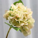 アジサイ シルク造花 イエロー 枯れない花 ブーケ 本物そっくり 水やり不要 長持ち 喫茶店 美術館 造花芸術 結婚式 写真撮影 記念日 インテリア 造花 絹花 花束