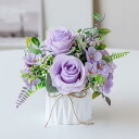 造花セット 花瓶付き 枯れない花 シルクフラワー 本物そっくり 水やり不要 長持ち 北欧 田園風 インテリア 喫茶店 部屋飾り 美術館 造花芸術 開店祝い 撮影...