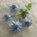 枯れない花 4頭 1束 インテリア アートフラワー DIY 花束 造花 ブルー 北欧 プレゼント ギフト 贈り物 開店祝い 誕生日 お礼 ウェディング ブーケ ...
