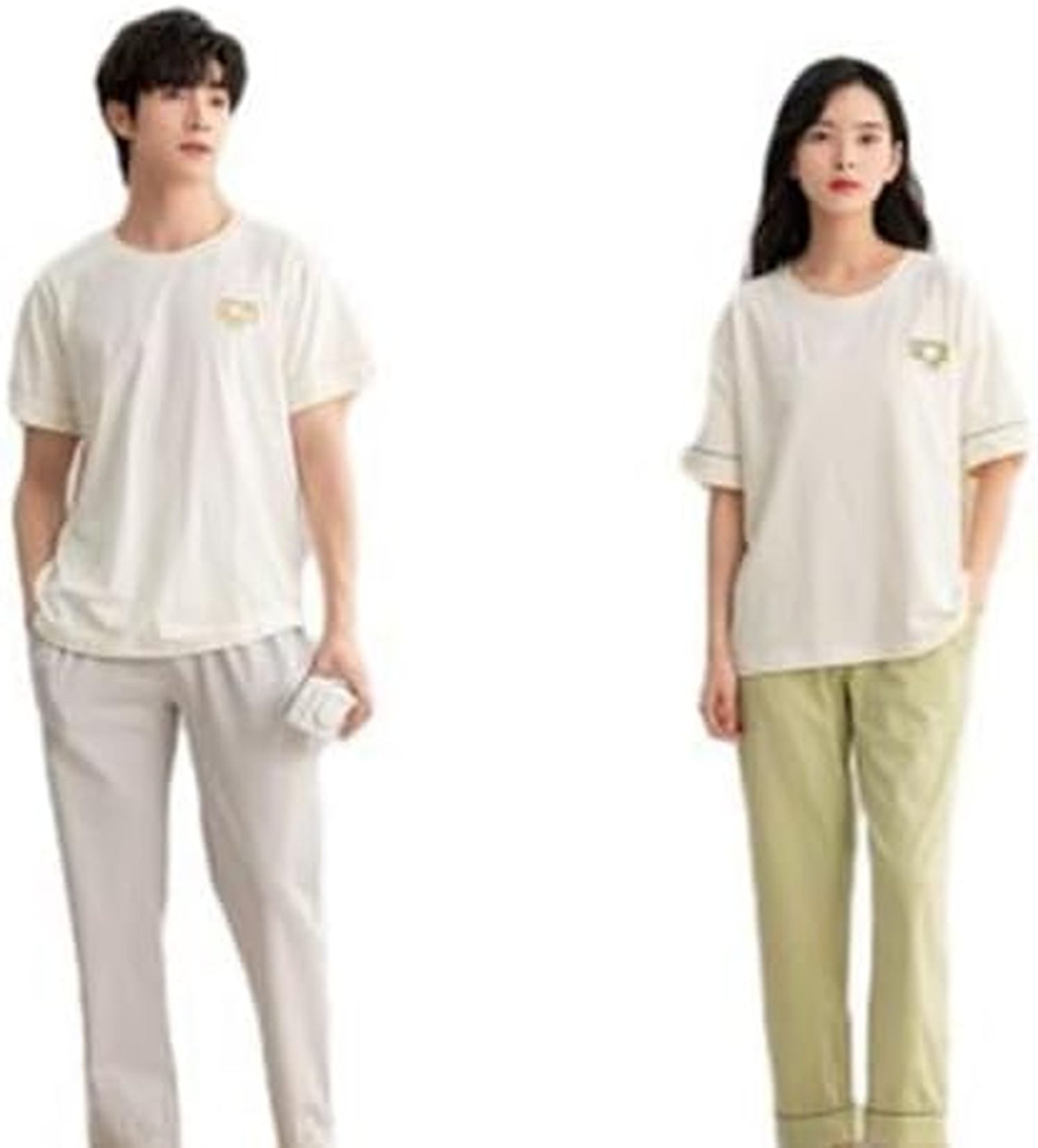 半袖 Tシャツ メンズ レディース パジャマ 綿 ルームウェア 夏 二点セット 無地 シンプル 大きいサイズ カジュアル プルオーバープル 通気 便利服 肌に優しい 部屋着 ゆったり 快適 吸汗