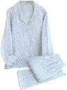 パジャマ レディース ルームウェア メンズ 二重ガーゼ 夏服 綿 柔らかい 薄手 長袖 長ズボン 上下セット コットン 肌に優しい 敏感肌 誕生日 プレゼント ...