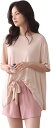 パジャマ レディース 夏 モダール 半袖 かわいい ルームウェア Tシャツ ショートパンツ 2点セット 丸首 薄手 快適 柔らか 通気 部屋着 ゆったり ルーズ...