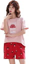 ルームウェア レディース 綿 パジャマ ポケット付き 半袖 上下セット かわいい 夏 服 女性 部屋着 便利服 コットン シンプル 家着 柔らかく 快適 ゆった...