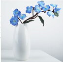 花瓶 白 陶器 01ホワイト 花器 かびん 高さ24.5cm フラワーベース ホワイト 陶器 家の装飾 おしゃれ 北欧 一輪挿し モダン シンプル デザイン インテリア 雑貨 ドライフラワー 花 プリ(3)