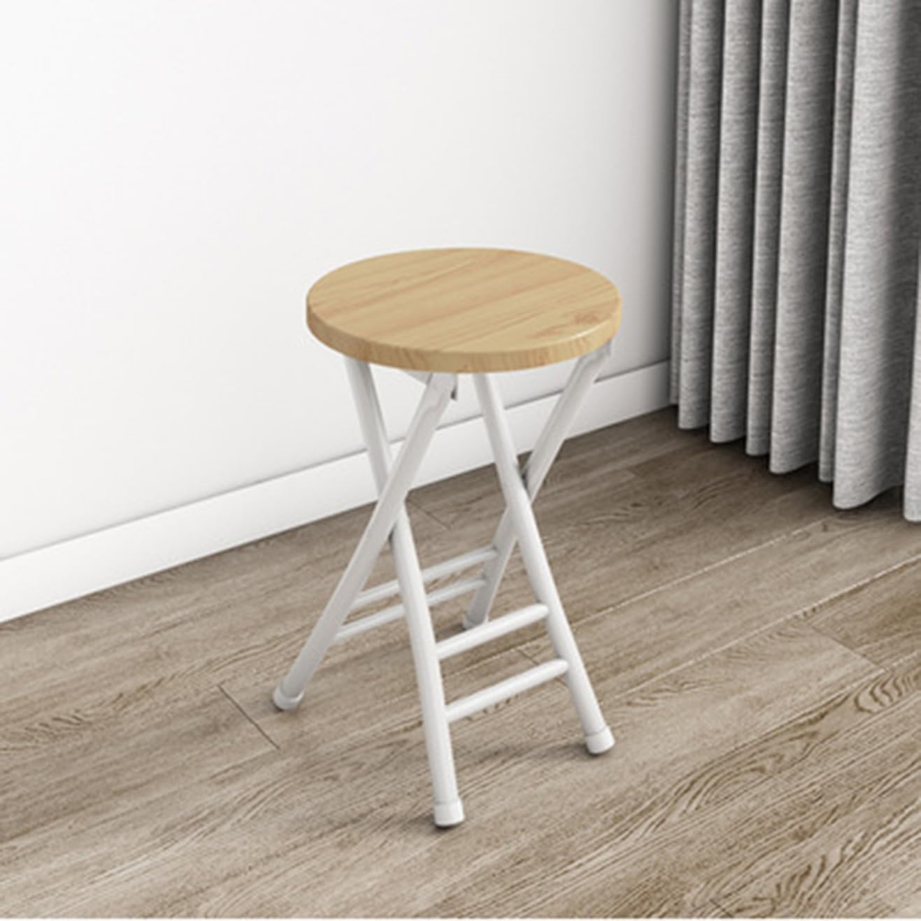 折りたたみ椅子 コンパクト スツール 折りたたみ パイプ椅子 チェア 背もたれなし 折り畳み 丸椅子 スツール 丸 折りたたみスツール いす ダイニングチェア 椅子 30*45cm イス コンパクト