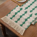ウォーターヒヤシンスで編まれた アジアン テーブルランナー ブラウン 33*120 壁掛け テーブルセンター イカット タペストリー クロス バリ雑貨 ライトグ...