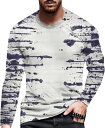 長袖tシャツ メンズ tシャツ 柄 春秋 カットソーtシャツ 柔らかい ゆったり 大きいサイズ クルーネック 薄手 ティーシャツ 通気 おしゃれ トップス 人気...