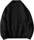 長袖tシャツ メンズ トレーナー 丸襟 ビッグシルエット ジャカード プルオーバーカジュアル 快適 ゆったり 秋服 クールネック 人気 無地 秋冬服 ファッショ...