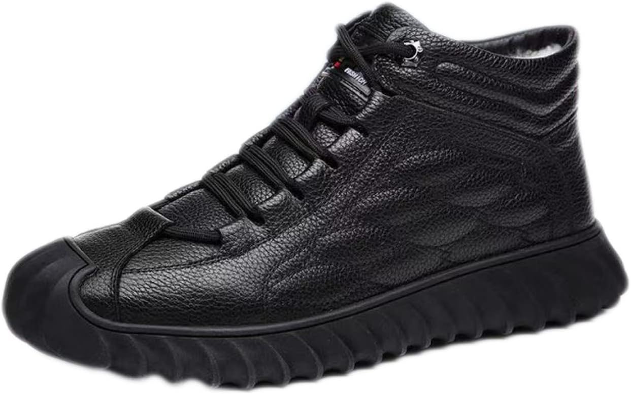 ビジネス スノーシューズ メンズ スノーブーツ 革靴 ビジネスシューズ ワークブーツ 編み上げブーツ 防..