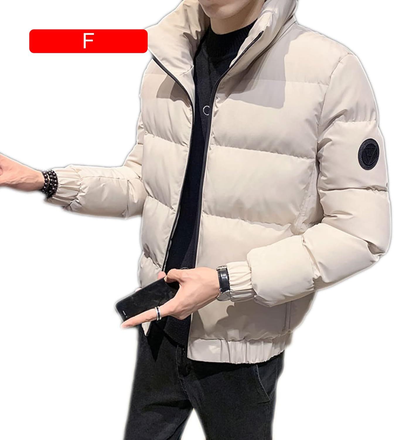 楽天スーパー10%OFF アウター おしゃれ メンズ あんず色 男性 ダウンジャケット ダウンコート 秋冬 アウター ジャケット ジップアップ 防寒 防風 動きやすい 保温性 暖かい 防寒対策 ゆったり 冬物 冬服 旅行 長袖