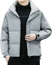 中綿ジャケット ダウンジャケット ダウンコート アウター 服 外套 ジャンパー 厚手 ボリューム 撥水 防風 保温 防寒 動きやすい 柔らかい カジュアル ストリート 立ち襟 冬物 冬服 オシャレ 男