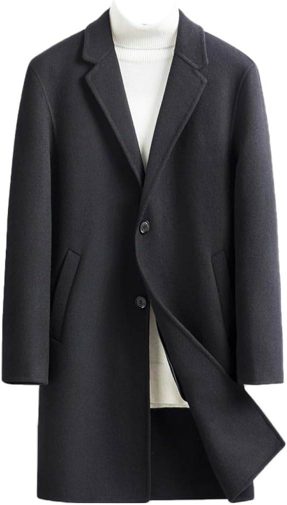 楽天スーパー10%OFF チェスターコート メンズ ロングコート コートアウター 防寒服アウター 無地コート 普段着 メンズファッション 膝丈 大きいサイズ アウター 防寒 保温 秋冬 上品 細身 カジュアル かっこいい スリ