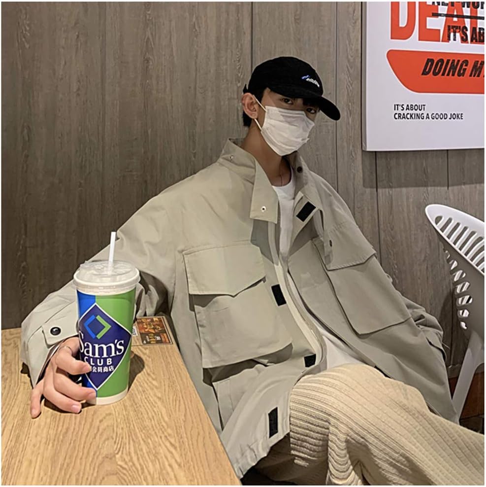 ジャケット メンズ ジャンパー ブルゾン カジュアル 長袖 ゆったり アウター コート 防風 アウトドア ウインドブレーカー 春服 大きいサイズ