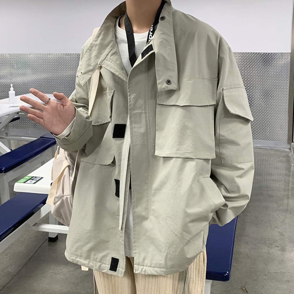 ジャケット メンズ ジャンパー ブルゾン カジュアル 長袖 ゆったり アウター コート 防風 アウトドア ウインドブレーカー 春服 大きいサイズ