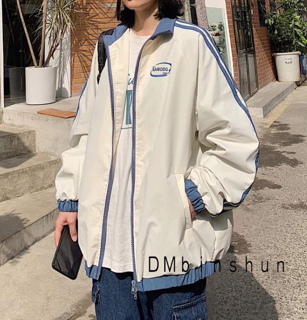 ジャケット メンズ ゆったり ブルゾン 長袖 ジップアップ ジャンパー カジュアル 袖ライン おしゃれ 秋服 アウター 大きいサイズ 原宿系