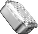 箱 小分け弁当 携帯用食品容器 サラダランチコンテナ to go 食事容器 仕切り付きランチコンテナ 食品用の容器 ステンレス製食品容器 金属製ランチコンテナ 304 ステンレス鋼