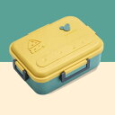 お弁当箱 1000ml ランチボックス 弁当箱 1段 お弁当箱 女性 弁当箱 大容量 おべんとう箱 お弁当用 べんとう箱 弁当箱 子供 女男兼用 遠足 通勤 通学 仕切り付き弁当箱 パーティションデザ(3)