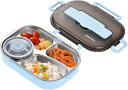 弁当箱 お弁当箱 ランチボックス 男の子 お弁当箱 ステンレス お弁当箱 女の子 お弁当箱 男性 へお弁当箱 弁当箱 1段 子供と大人弁当箱 パーティションデザ...
